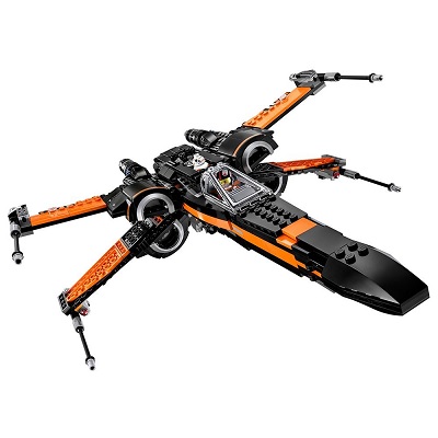 lego star wars poe's X-wing fighter articulated wings