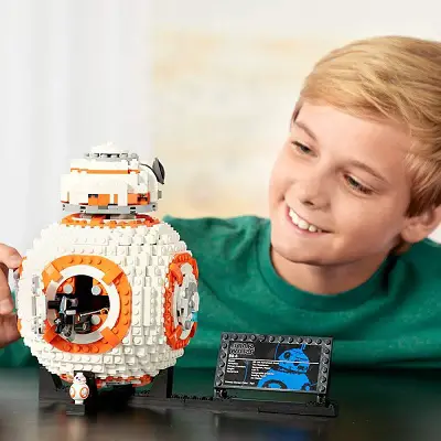 LEGO star wars VIII BB-8 built-in wheel