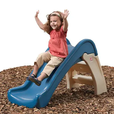 step2 play and fold jr. indoor toddler slide playtime
