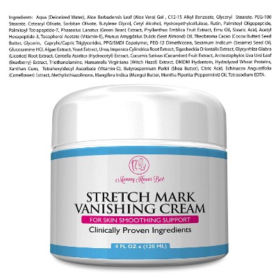 mommy knows best vanishing stretch mark cream ingredients