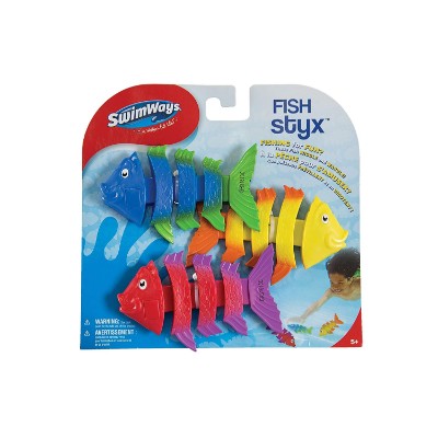 swimWays fish styx 3 pack water toys for kids package