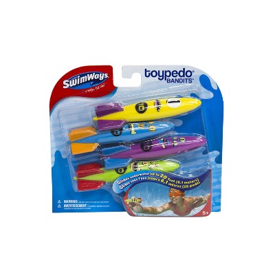 swimWays toypedo bandits water toy for kids package