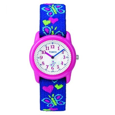 timex girls time machines pink watch for kids blue