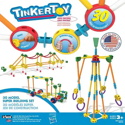 Tinkertoy 30 Model Super Building kit