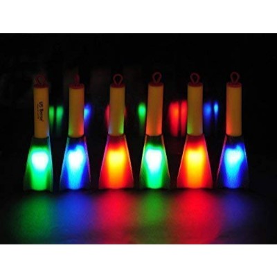 LED foam finger rockets 6 pack flying toys glow