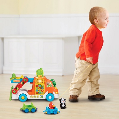 vTech drop & go dump truck pull toys for kids toddler