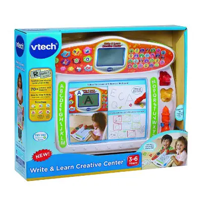 vTech write and learn creative center learning toys for kids and toddlers box