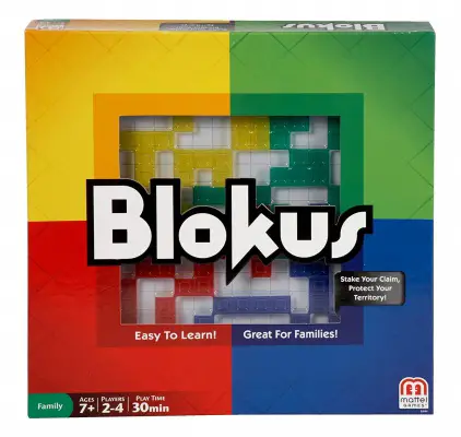 blokus board game for teens package