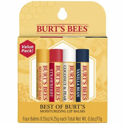 Burt's Bees 4 Pack Package