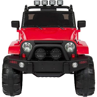 ride on truck w/ remote control 12V electric cars for kids front view