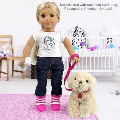 Click n' Play 9 piece Doll Puppy Set