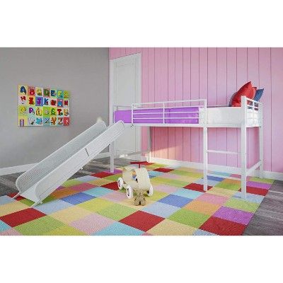 DHP junior twin metal bunk and loft beds for kids room