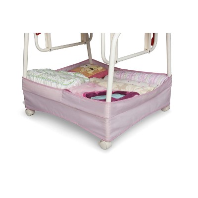 delta children gliding disney princess bassinet storage