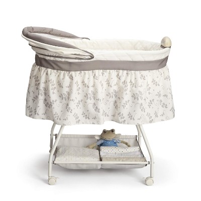 delta children sweet beginnings bassinet side view