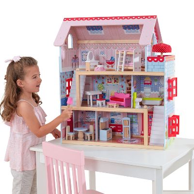 KidKraft Doll Cottage With Furniture for 5 year old girl