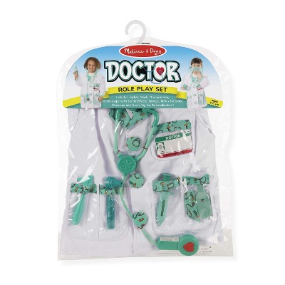 role play costume dress-up kids doctors kit pack