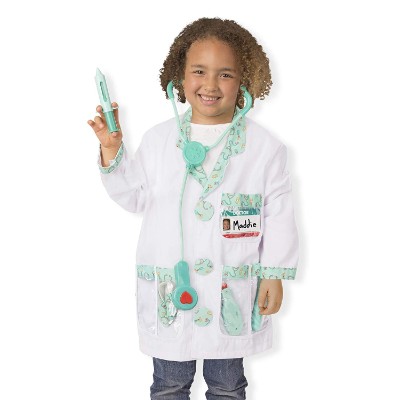 role play costume dress-up kids doctors kit girl dressed up