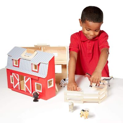 battat big red barn playset