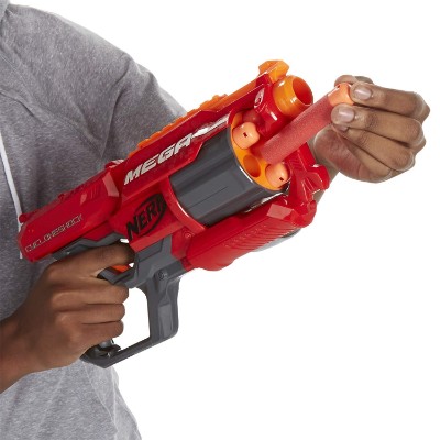 n-strike elite mega cycloneshock blaster nerf gun loading