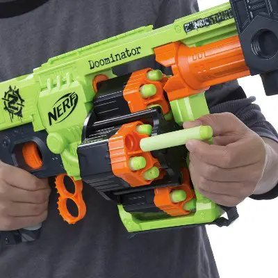 zombie strike doominator blaster nerf gun loading