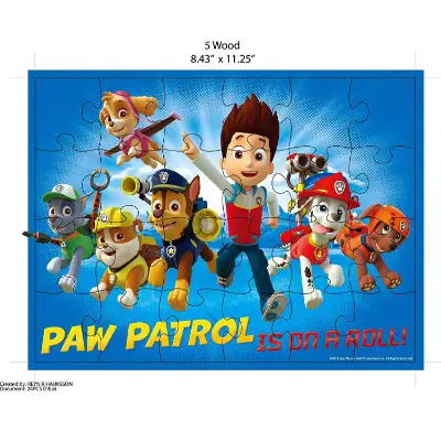 paw patrol jigsaw puzzle for kids pieces