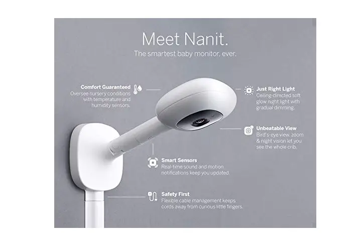 The Nanit Smart Baby Monitor tracks sound and motion.