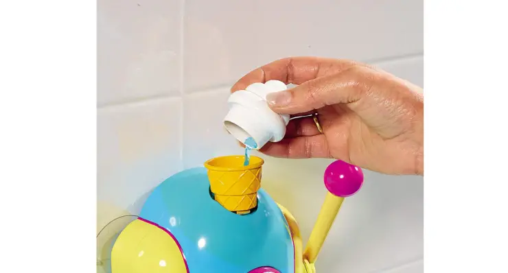 With the TOMY Toomies Foam Cone Factory your kids can make pretend ice cream.