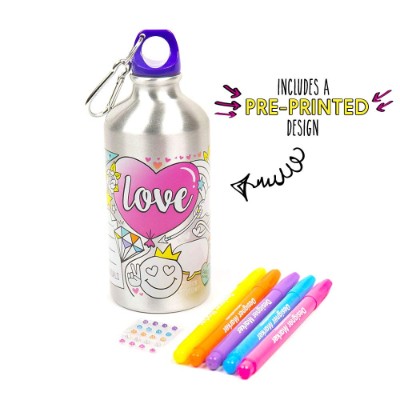Your Décor Color Your Own Water Bottle