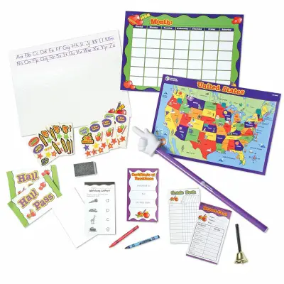 pretend & play school set learning resources toy parts