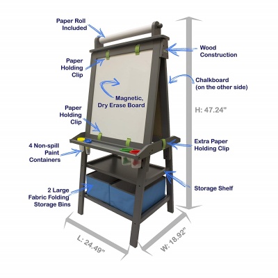 a frame art easel toys that start with a features