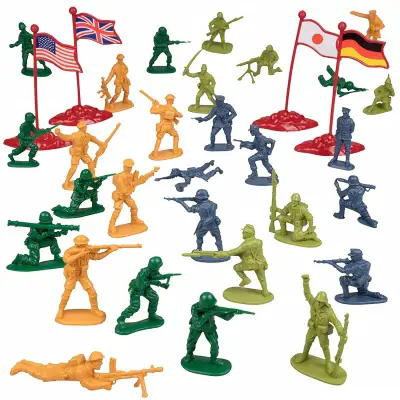 6. WWII - Big Bucket of Army Men