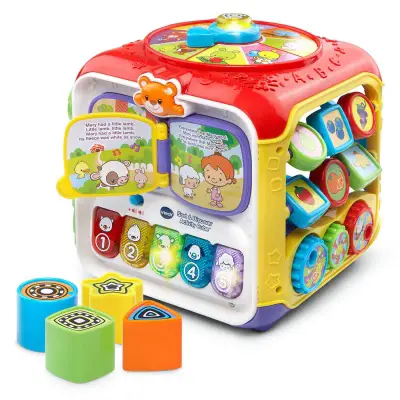 vtech activity cube toys that start with a pieces