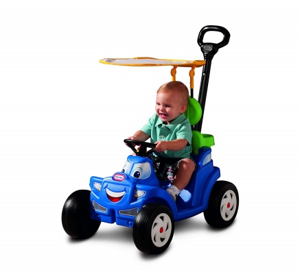 deluxe 2-in-1 cozy roadster little tikes toy blue