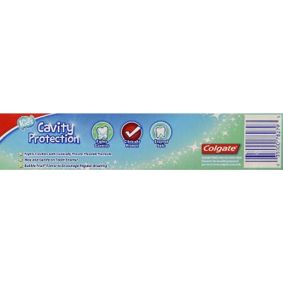 colgate cavity protection toddler toothpaste back