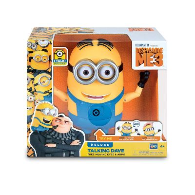 despicable me 2 minion dave talking action figure