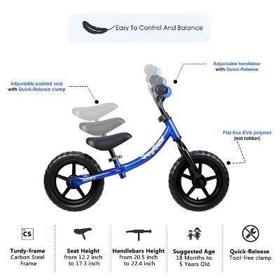 joystar balance bike features