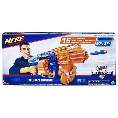 nerf n-strike elite surgeFire nerf gun box