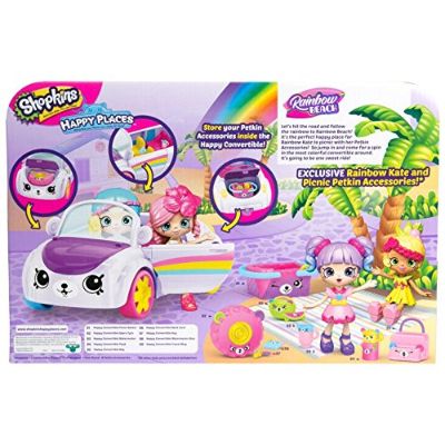 happy places rainbow beach convertible shopkins toys for kids back