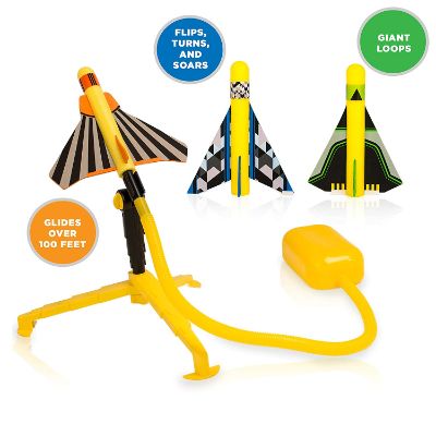 stomp rocket stunt planes flying toy design