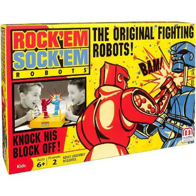 mattel rock em sock em robots gifts for 6 year old boys box