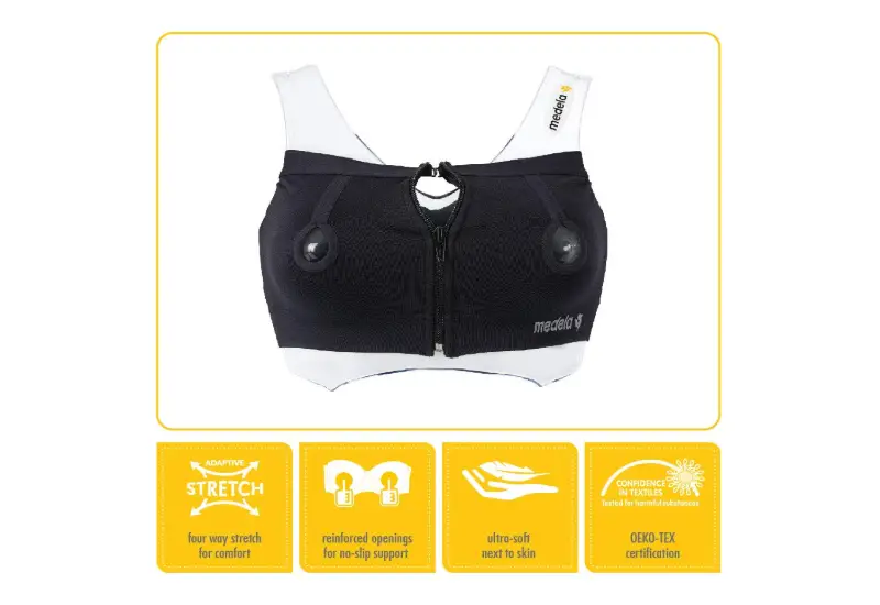 The Medela Easy Expression Bustier list of features