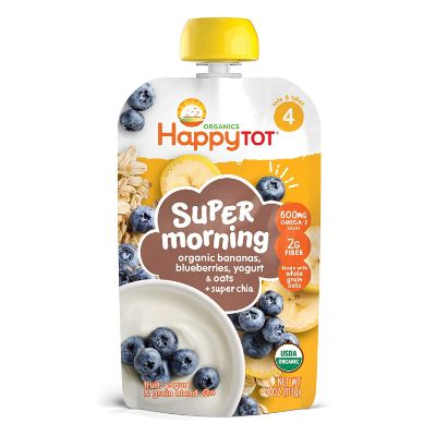 happy tot organic baby food pouch