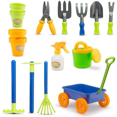 liberty imports wagon kids garden tools pieces