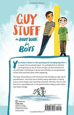 guy stuff puberty book for boys back