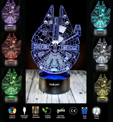 UbiKort Star Wars Lamp Colors