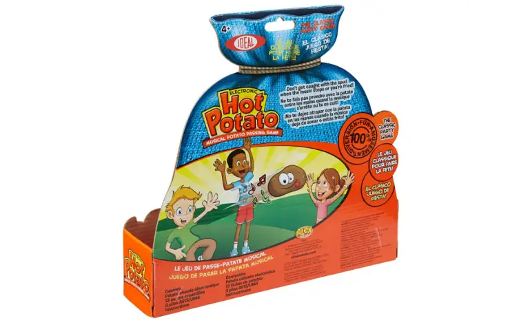 The Hot Potato Musical Passing Game is designed for 2 to 6 players.