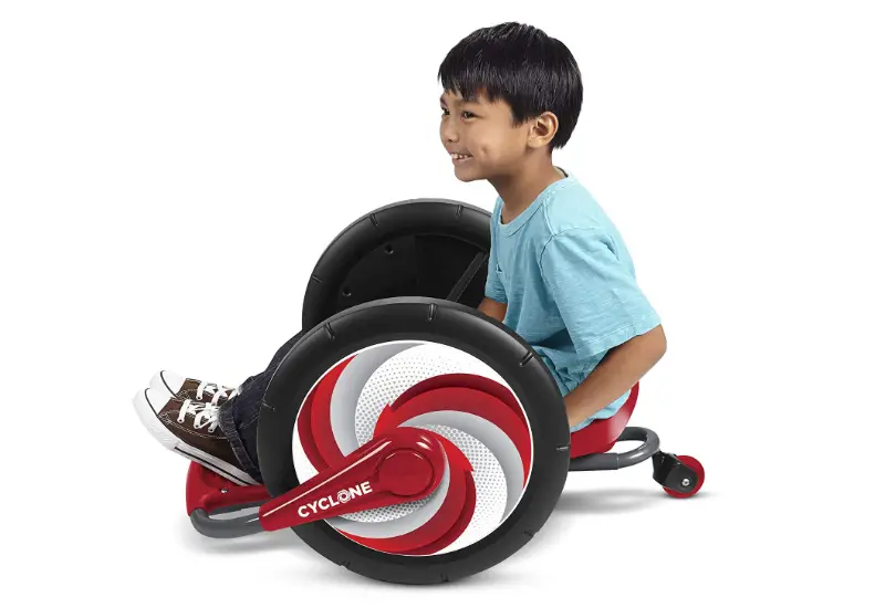 Radio Flyer Cyclone offers coordination practice for kids.