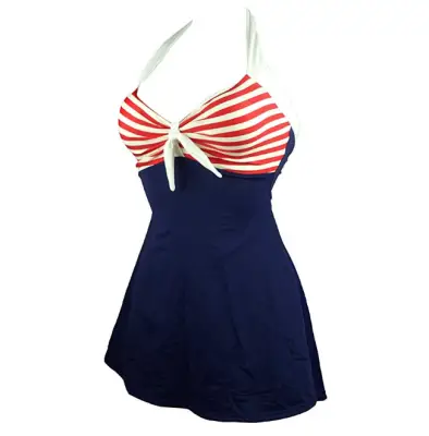 cocoship vintage sailor pin up maternity swimsuit design