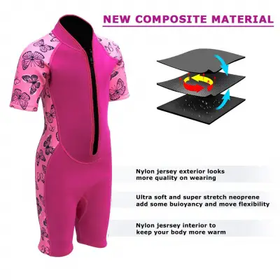 goldfin thermal 2mm kids wetsuit materials