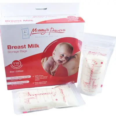 Mommy’s Precious 110 Count Breast Milk Bag package